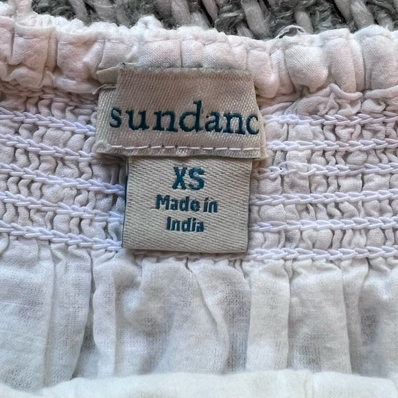 Sundance pom pom keyhole / cutout tank top with tassels. Worn once. - Picture 7 of 7